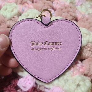 Juicy Couture Pink Heart Keychain NWOT